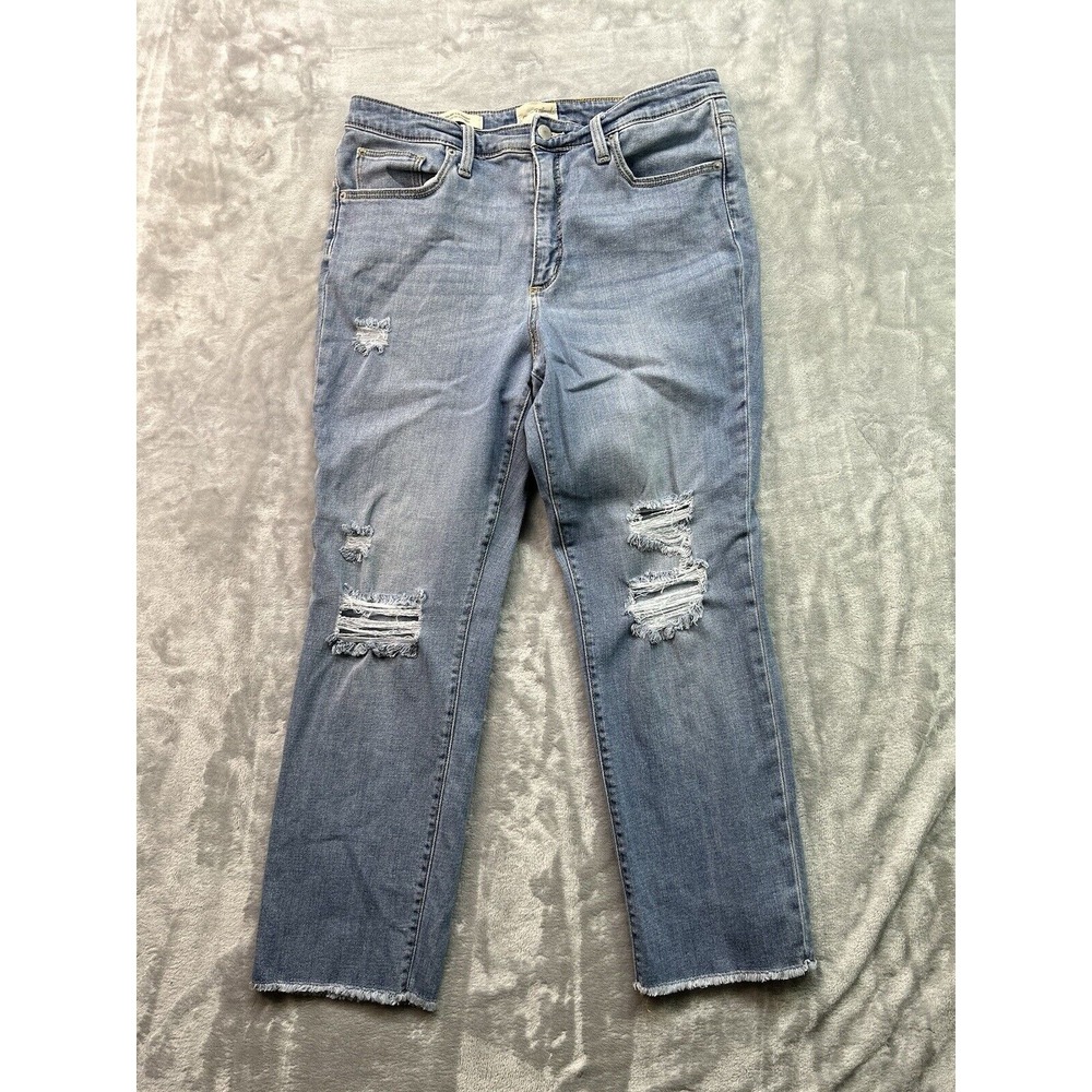 Universal Thread Womens Sz 14/32 Designer Jeans Blue  High Rise Slim Straight